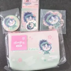 フリューくじ 忍たま乱太郎 七松小平太 もちぴこ　アクスタ　缶バッジ　ポーチ