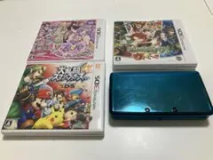 Nintendo 3DS アクアブルー ソフト3本付 動作未確認 現状品 Nintendo 3DS アクアブルー ソフト3本付 動作未確認 現状品 - メルカリ