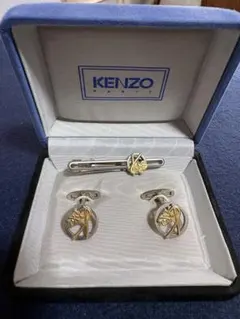 KENZO/希少ブランドロゴカフス➕タイピン・ハンカチセットのサムネイル