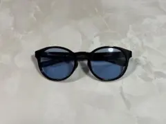 JINS & SUN ブルーラウンドサングラス