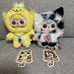 Baby three 犬猫シリーズ 黒目2点セット