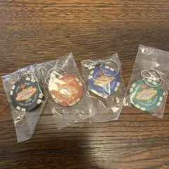 ラスベガス　カジノコイン型キーホルダー　４種セット