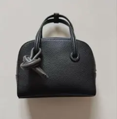 極美品　VASIC アペロミニ　ハンドバッグ　レザー　本革　シボ革　ストーン 極美品 VASIC アペロミニ ハンドバッグ レザー 本革 シボ革