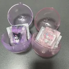 バンダイガチャ　サンリオキャラクターズ　パッケージミニチュアコレクション　2個