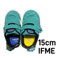 15cm　IFME TRAIN　イフミー　スニーカー　メッシュ　ベビーシューズ