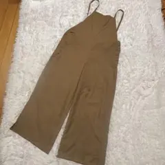 サロペット パンツ オールインワン ワイドパンツ おしゃれ 可愛い