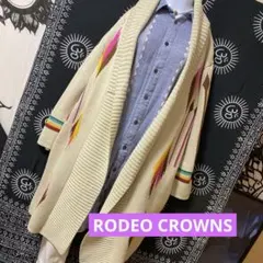 14-48❤️RODEO CROWNS ロングカーディガン エスニック アジアンのサムネイル