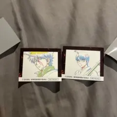 銀魂　入場特典　坂田銀時　志村新八 ステッカー 2枚セット