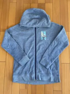 アンダーアーマー⭐︎フルジップパーカー　YXL 160くらい ブルー