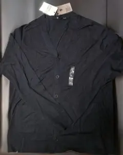 送料無料/新品未使用　ブレザーのイン薄手ファインウールカーディガンXL