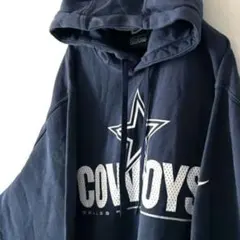 ナイキ NFL カウボーイズ スウェット パーカー XL ネイビー 紺色 古着