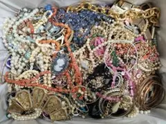 アクセサリーまとめ売り 11.5Kg ネックレス イミテーション ジャンク I1