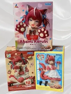 赤見かるび ちょこのせ Luminasta お笑いかるび塾 フィギュア セット