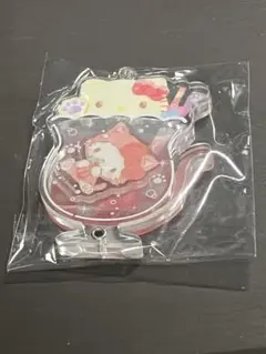 サンリオ　シークレットカスタムアクリルチャーム　ネコソーダ　ハローキティ