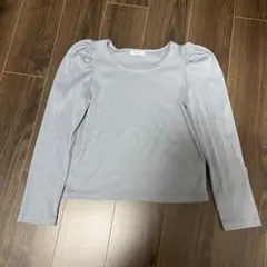 INGNI リブ編み パフスリーブ 長袖トップス