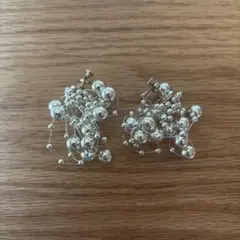 ハンドメイド ゴールドイヤリング