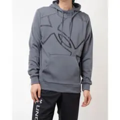 新品●アンダーアーマー　 パーカー　スウェットパーカー●XL　メンズ　グレー