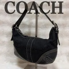 希少 vintage coach archive アクセサリーポーチ 黒 - メルカリ