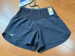 【新品未使用タグ付】ミズノ ランニングマルチポケットパンツ レディースM 黒