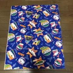 プラレールキルティング布地&普通布地端切れ&ワッペン