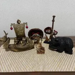 昭和レトロ　置物　5点セット