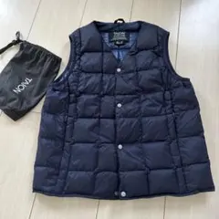 TAION ネイビー ダウンベスト 140 収納袋付き