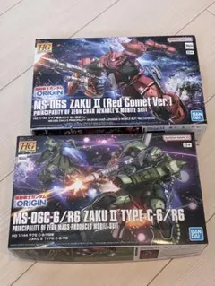 HG ザクII & シャア専用ザクII 赤い彗星Ver. オリジン