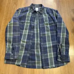 Gap チェック柄シャツ M ネイビー系