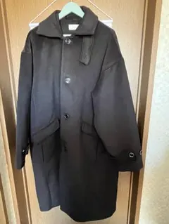 ADRER ステンカラーコート ブラック