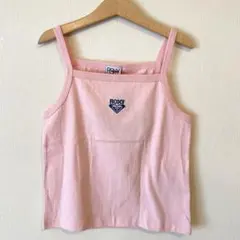 ROXY ロキシー ベビーピンク キャミソール サイズM ロゴステッカー付き