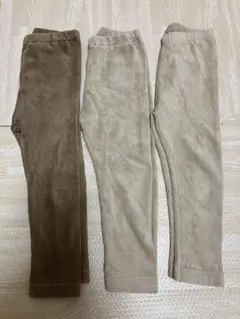 UNIQLO コーデュロイレギンス　3枚セット　90cm