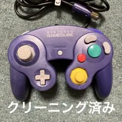 Nintendo ゲームキューブ コントローラー パープル 本体　中期　中古