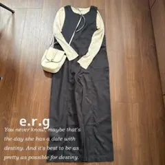 e.r.g. ブラックオールインワン