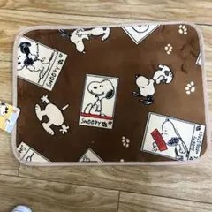 あったかフランネルスヌーピー マット