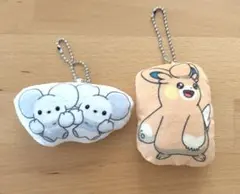 ポケモン　プリントマスコット　パモット　ワッカネズミ　キーホルダー