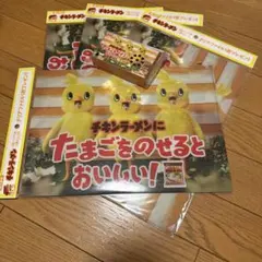 チキンラーメン 音声POP とクリアファイル4枚セット