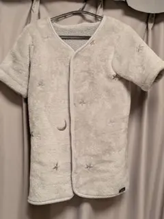 ベビースリーパー グレー 星と月刺繍