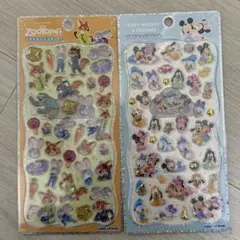 【正規品】プチドロップステッカー ディズニー 2種セット