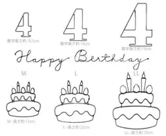 Ayuminnn様専用　ワイヤーアート　誕生日飾り