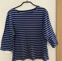 ※値下げ不可　シャルレ　ボーダーTシャツ　七分袖