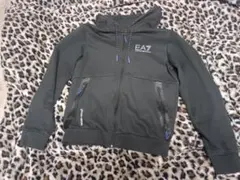 EA7 EMPORIO ARMANI ジップアップパーカー ブラック