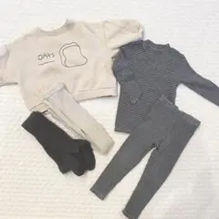 ikki 韓国子供服など5点セット　トレーナー　mtm セットアップ