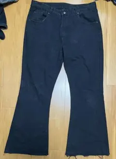 フレアデニム　メンズ　ブラック　1