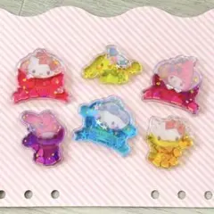 ［正規品］サンリオウォーターシール3種類 キティマイメロシナモン おすそ分け