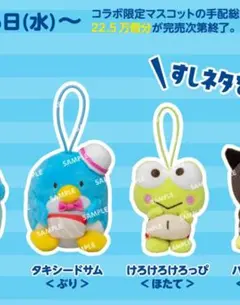 スシロー　ペックル　けろっぴ