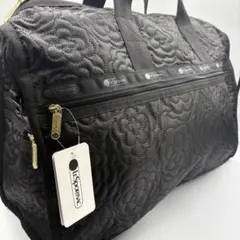 レスポートサック　パフィーブロッサムズ　ブラック　花柄　ポーチ付き 2way