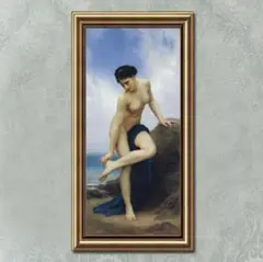 官能美女 人物画 美人画 装飾品 額縁付き 40cm*60cm - メルカリ