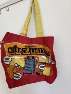 Trader Joe's チーズアドベンチャートートバッグ アメリカ エコバッグ
