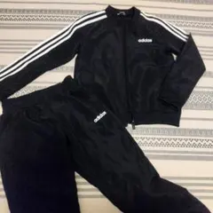 adidas ジャンパー上下セット ブラック