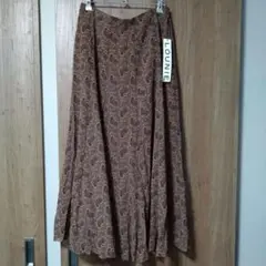 未使用 LOUNIE ペイズリー柄フレアスカート サイズ40